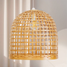 Buy Hanging Lamp Boho Bali Design Natural Bamboo - Suong Natural wood 60043 - prices